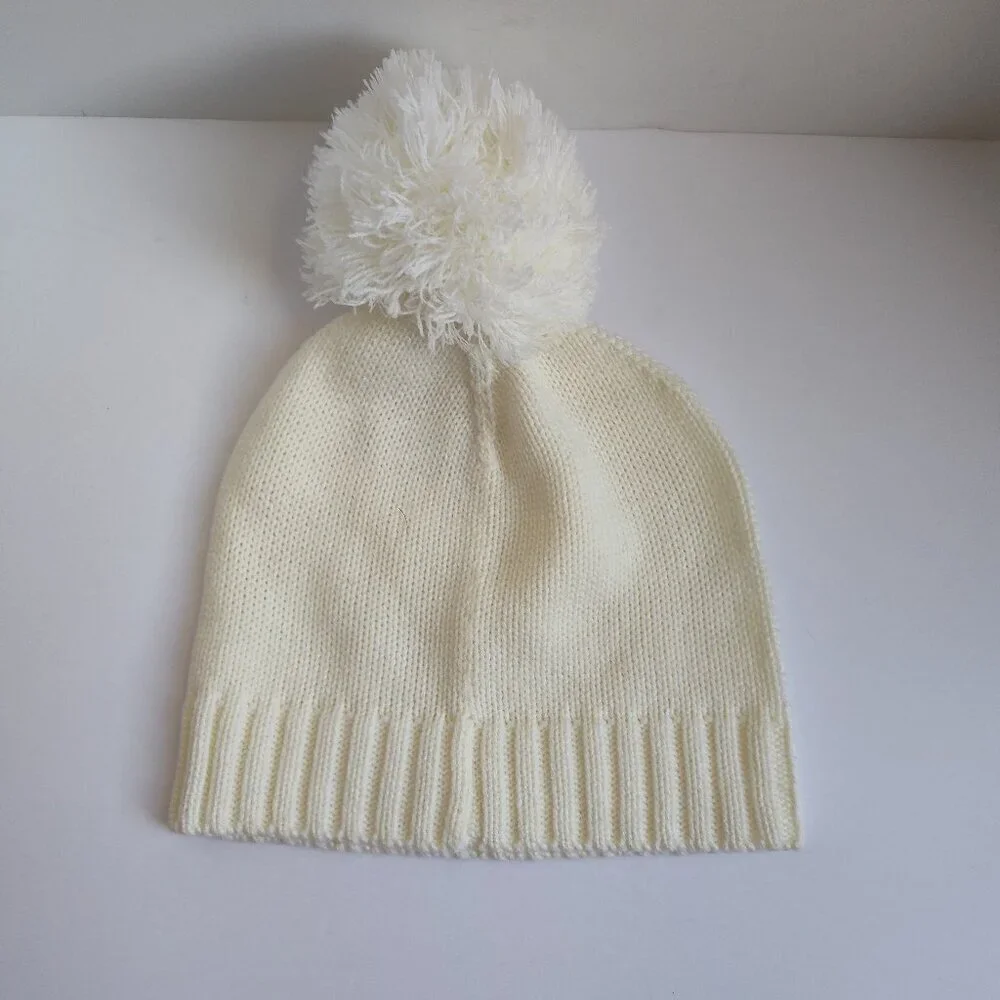 Ladies Michael Kors Cream Beanie